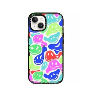 Casetify Impact Case with MagSafe for iPhone 15 - Acid Smiles Multicolors